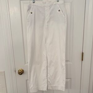 SPANX White Wide Leg Pants